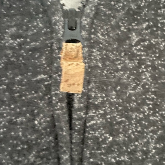 Men's Charcoal Zip-Up Hoodie - Picture 3 of 9